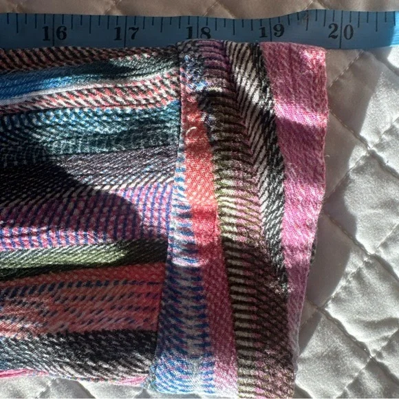 Caleaas Oversized Patchwork Embroidered Boho Blouse PL Johnny Was Style - Picture 9 of 9